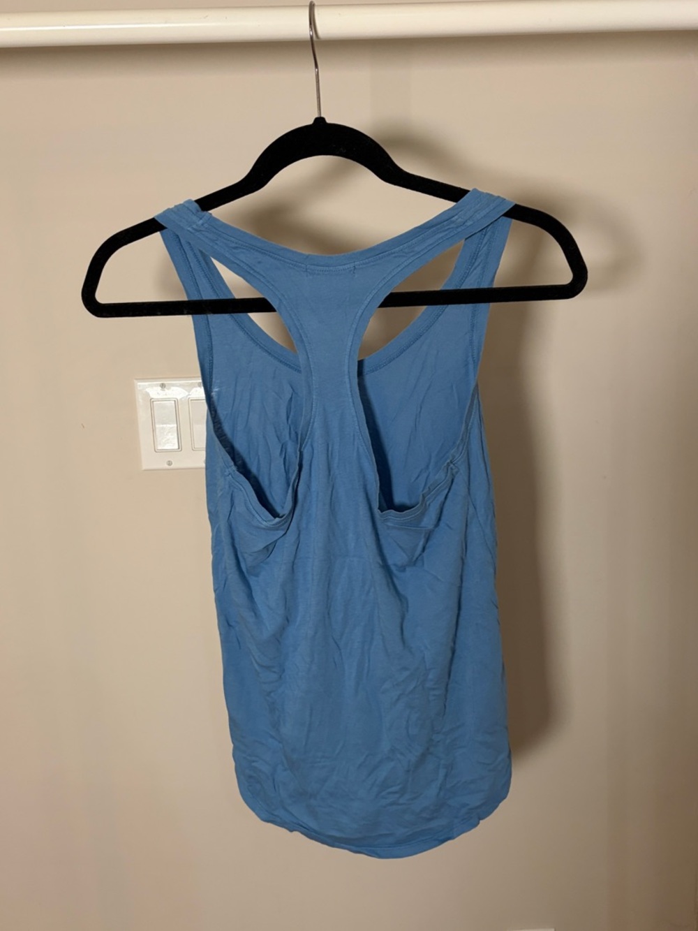 TNA Light Blue Racerback Scoop Tank - Picture 2 of 2